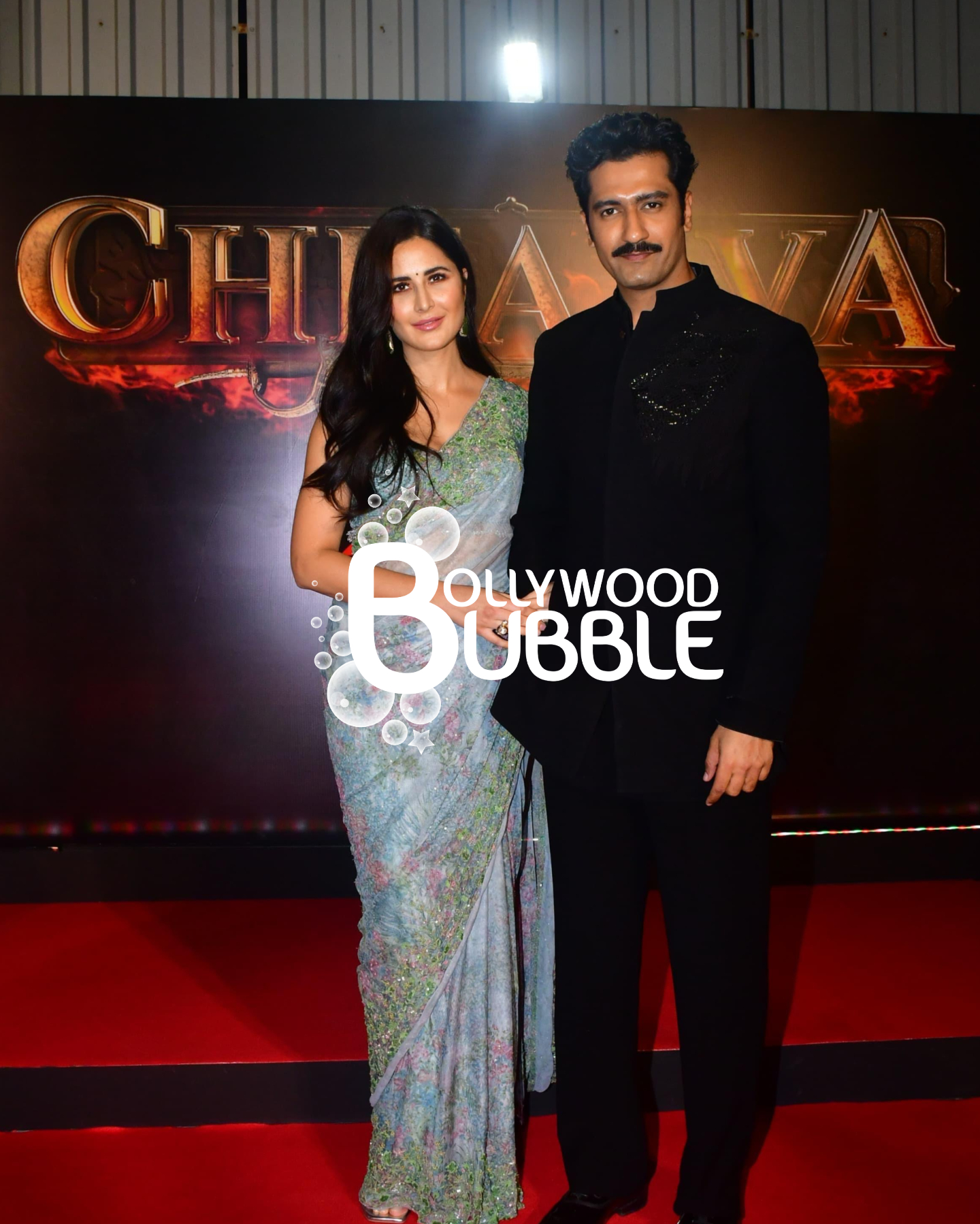 Katrina Kaif & Vicky Kaushal at Chhaava Celeb screening