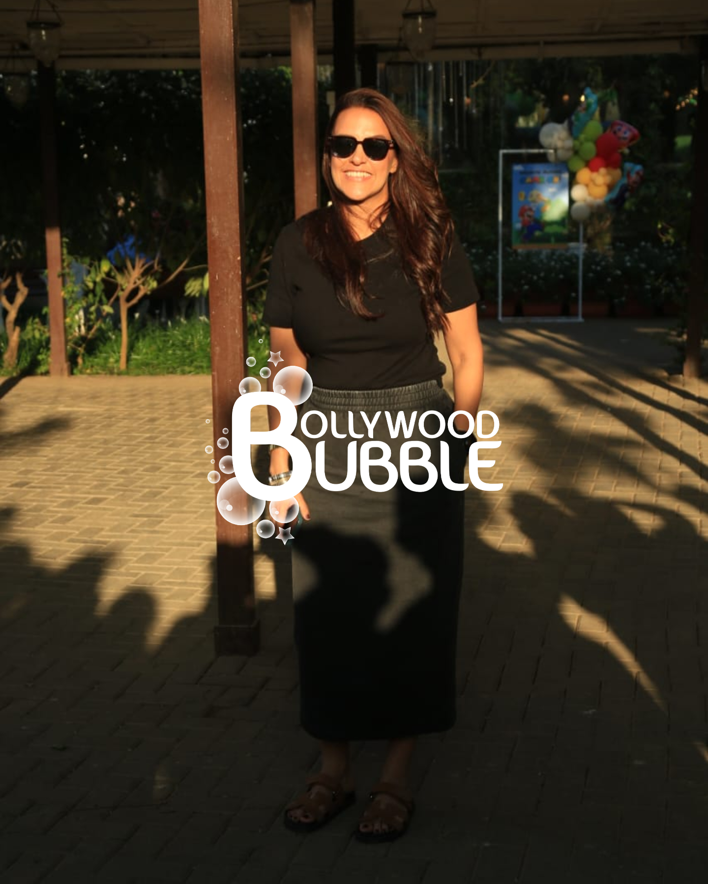 Neha Dhupia at Randhir Kapoor's birthday celebrations