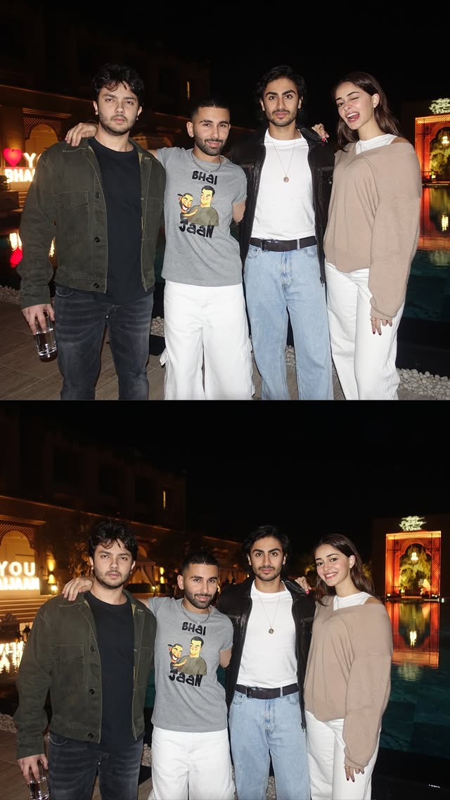 Orry, Ananya Panday, Arhaan Khan