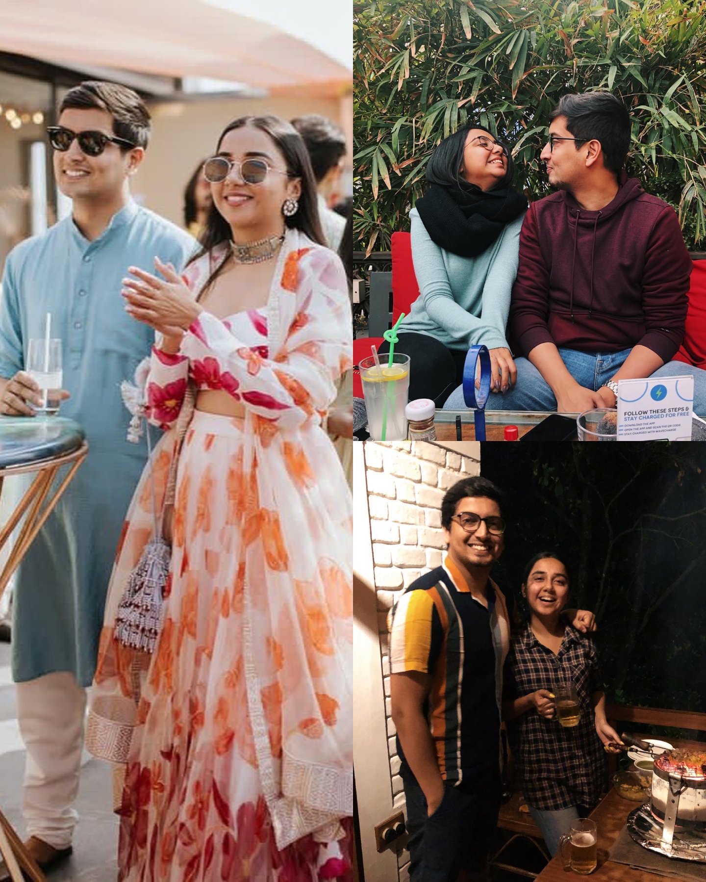 Prajakta Koli and Vrishank Khanal attending their friend's wedding and enjoying Delhi winters