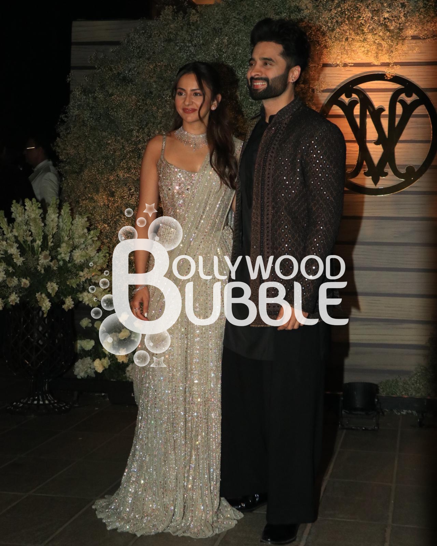 Rakul Preet Singh & Jackky Bhagnani at Vicky Bhagnani's sangeet ceremony