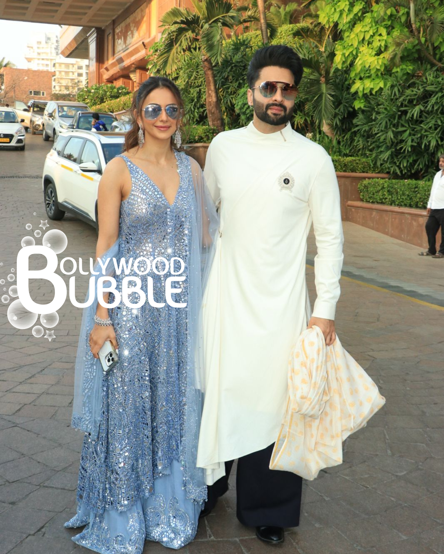 Rakul Preet Singh & Jackky Bhagnani at Vicky Bhagnani's wedding