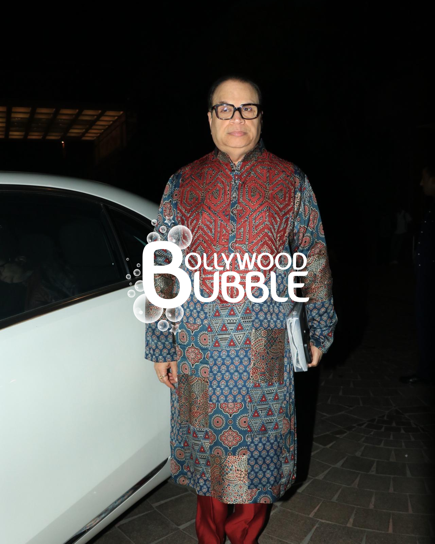 Ramesh Taurani at Vicky Bhagnani's wedding