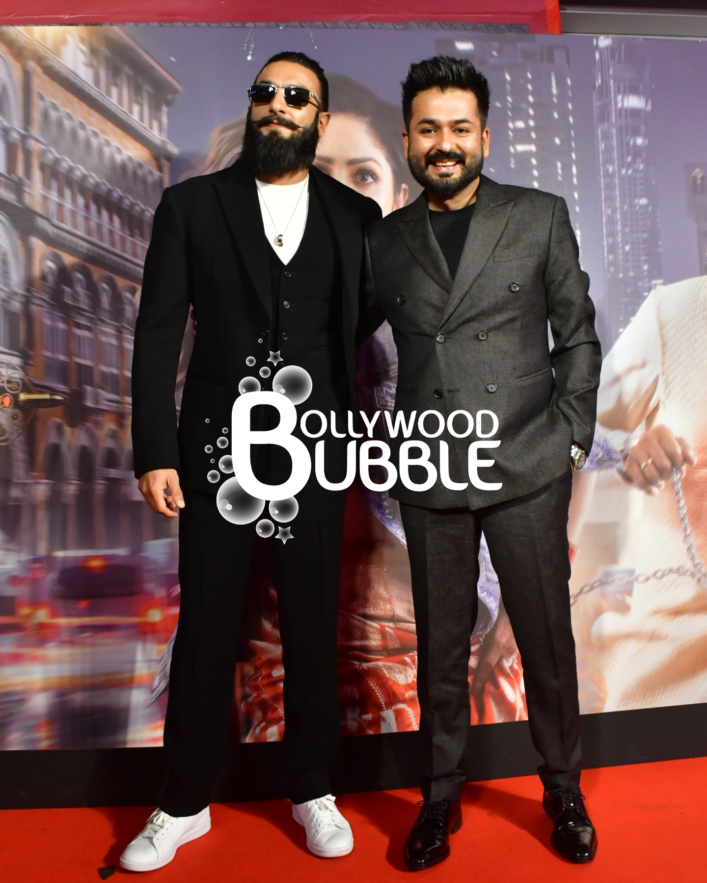 Ranveer Singh & Aditya Dhar at the Dhoom Dhaam screening