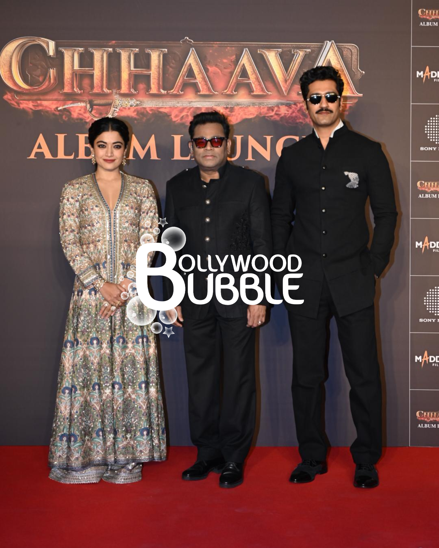 Rashmika Mandanna, AR Rahman & Vicky Kaushal at Chhaava Album Launch event at NMACC