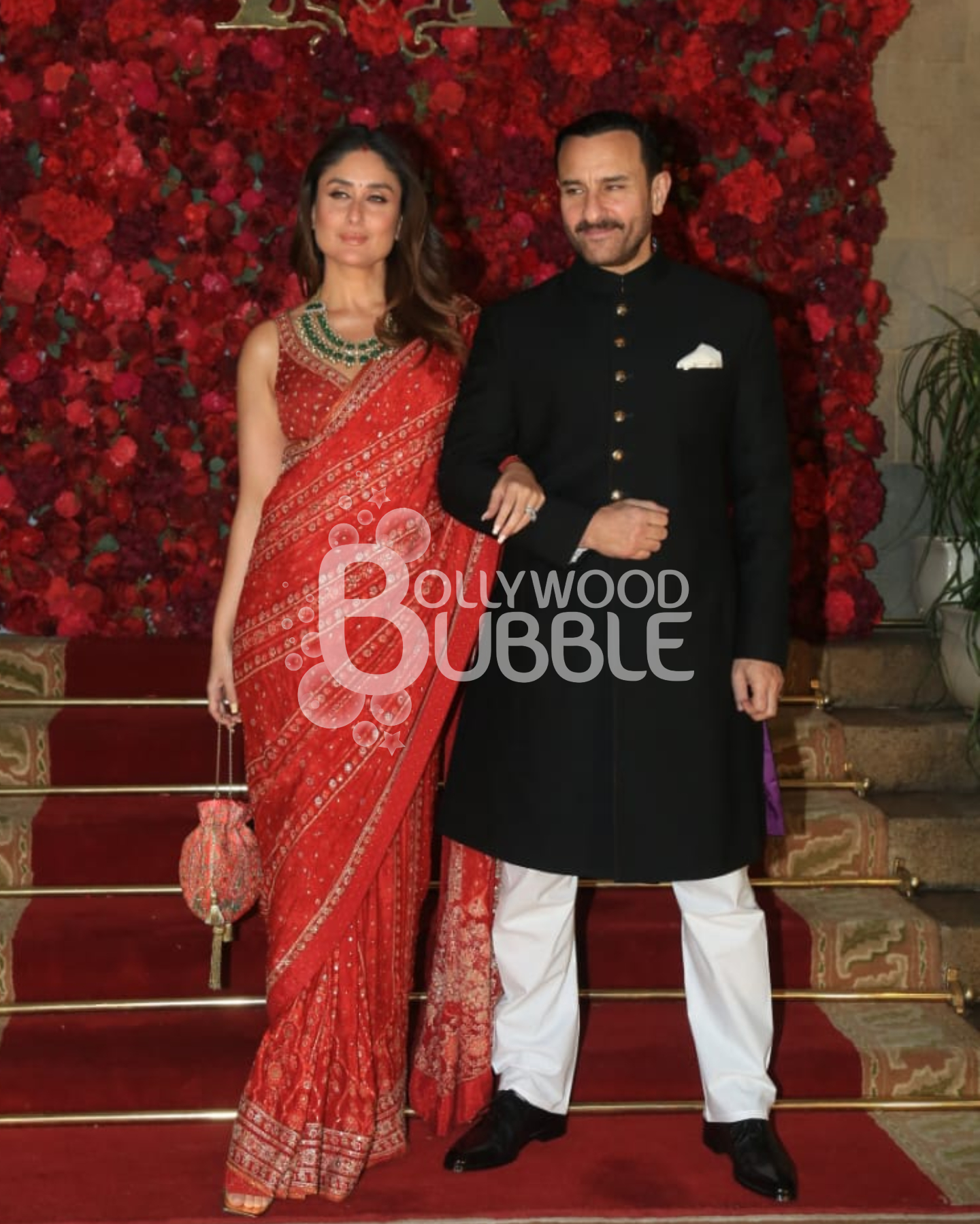 Saif Ali Khan & Kareena Kapoor Khan at Aadar Jain & Alekha Advani’s wedding