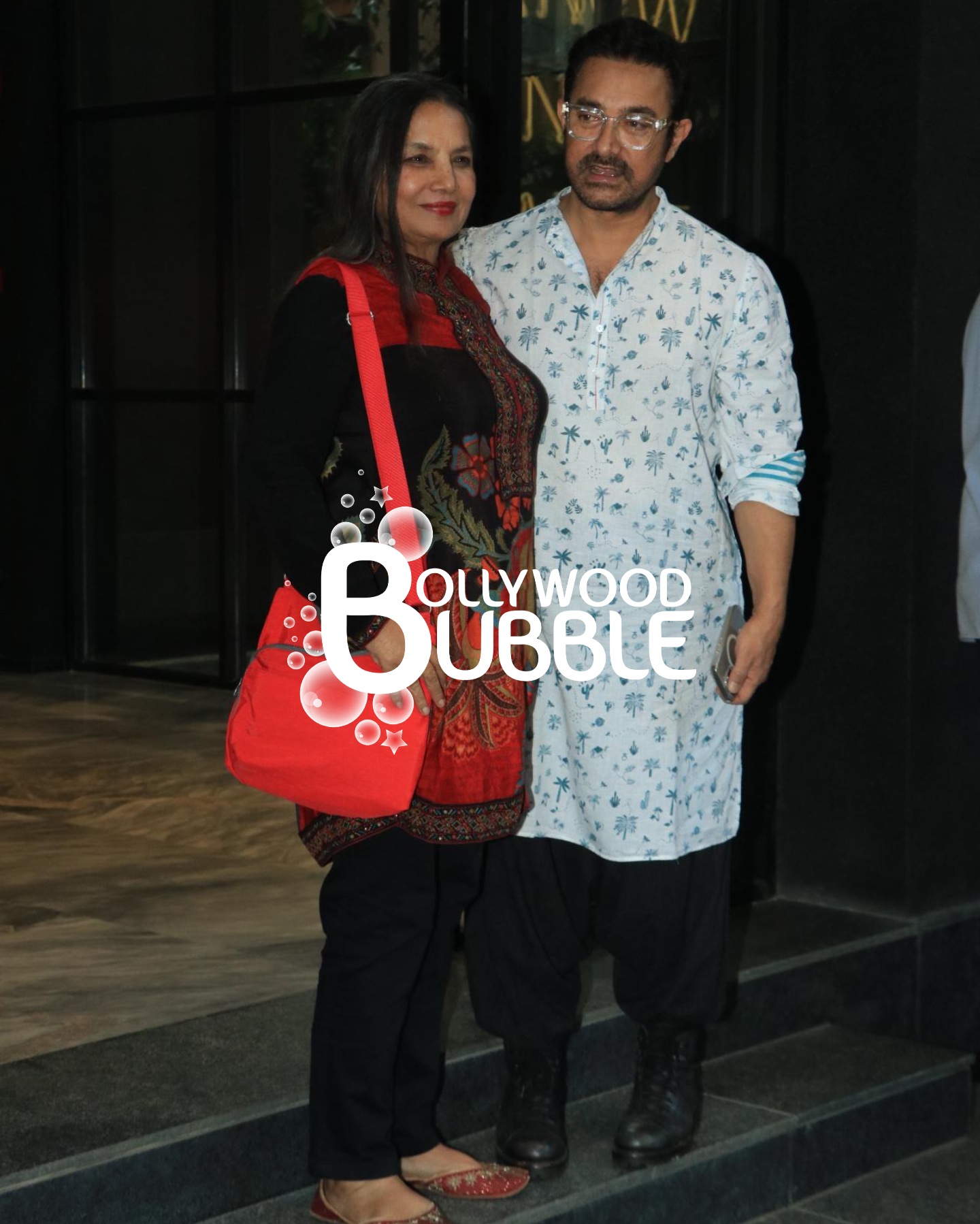 Shabana Azmi and Aamir Khan at Loveyapa screening