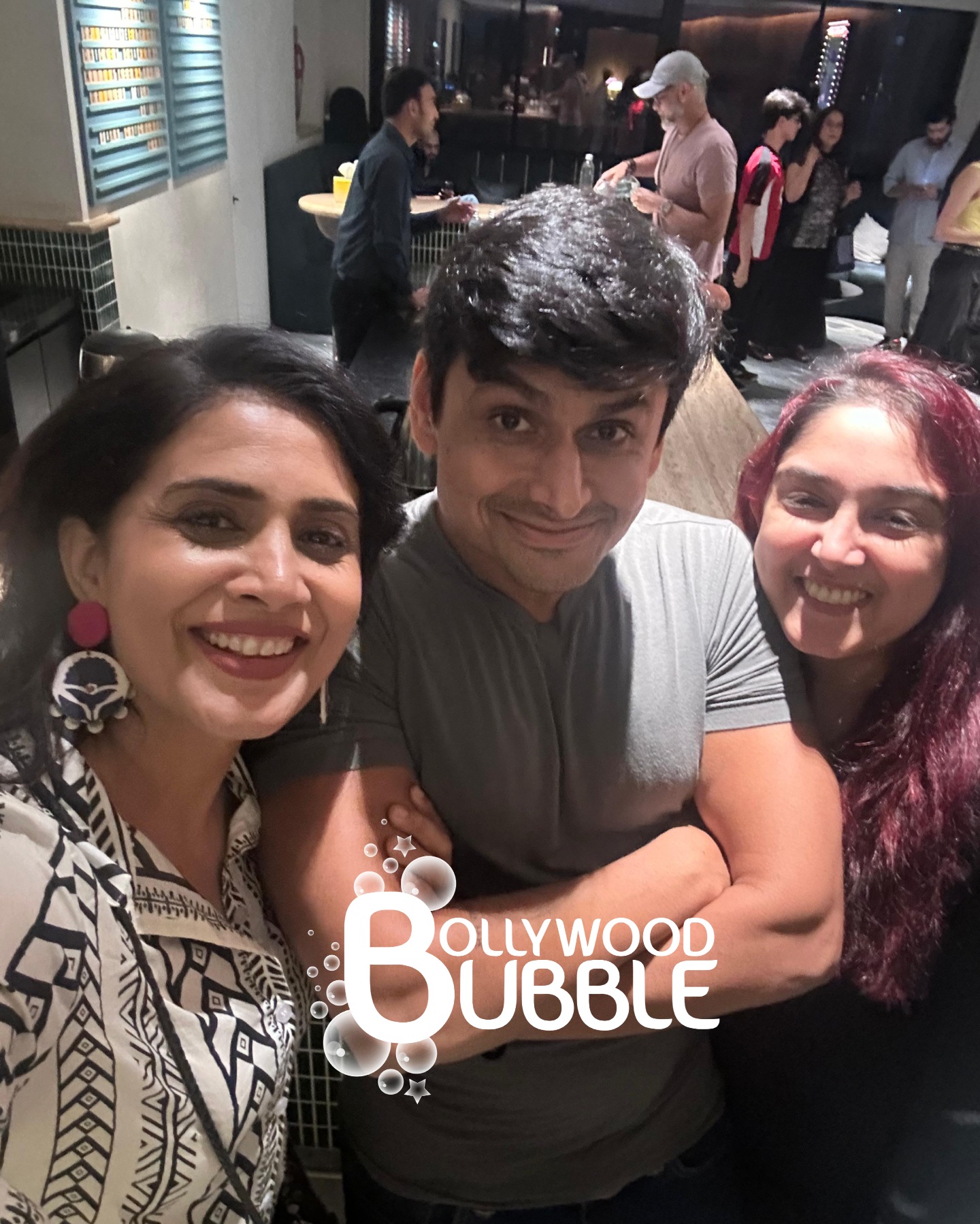 Sonali Kulkarni with Ira Khan and Nupur Shikare at Loveyapa screening