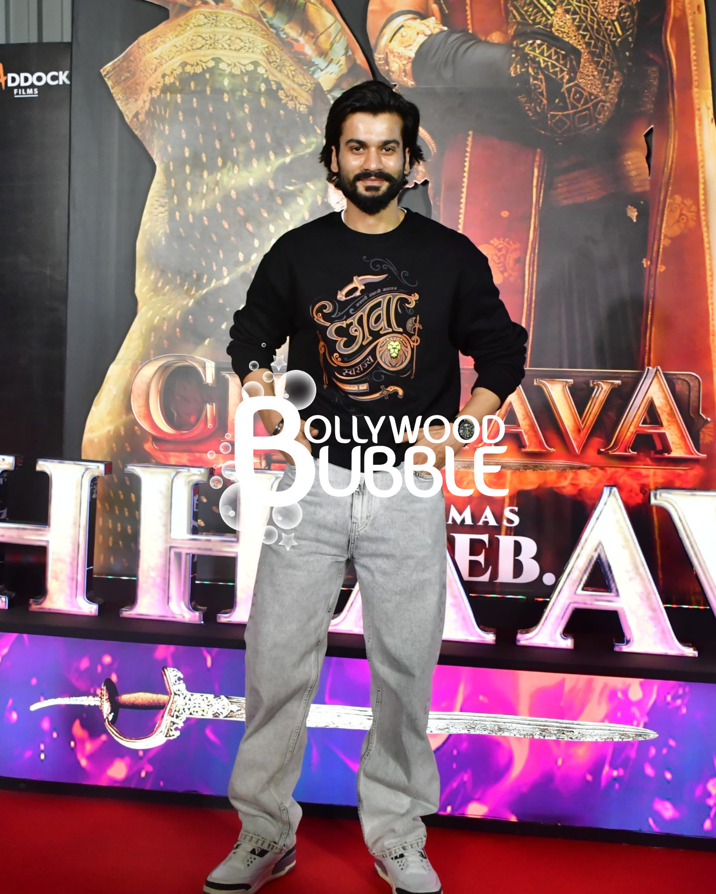 Sunny Kaushal at Chhaava Celeb screening