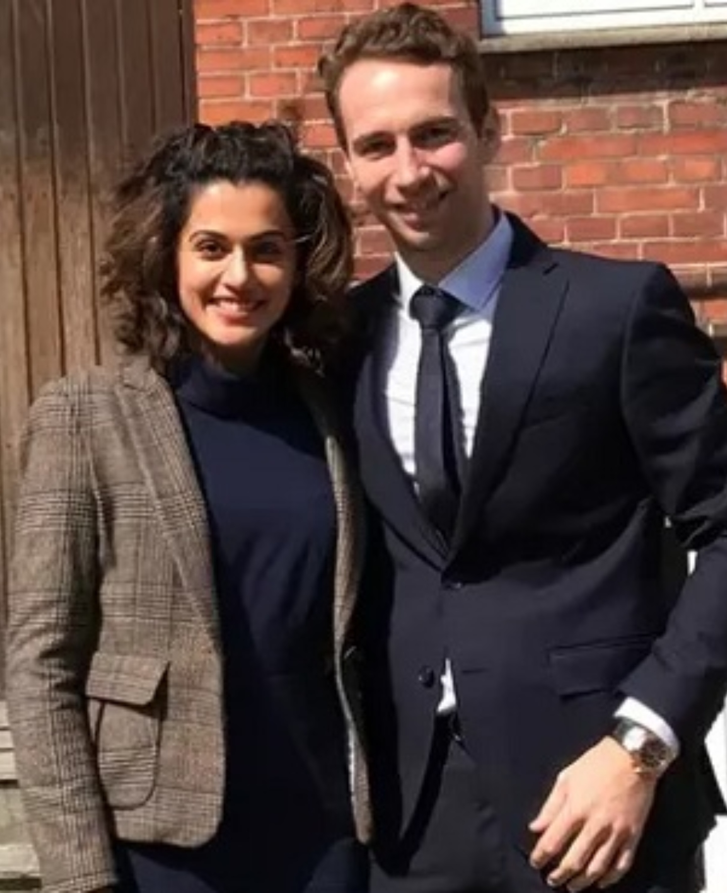 Taapsee Pannu and Mathias Boe