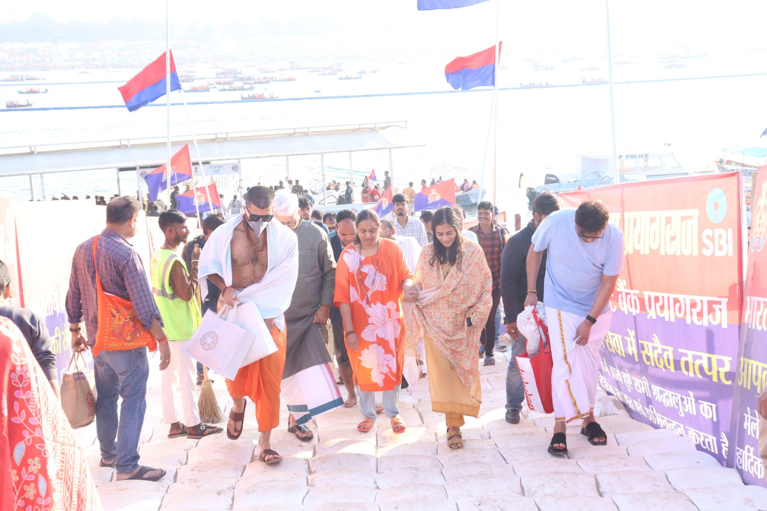 Vijay Deverakonda at Maha Kumbh