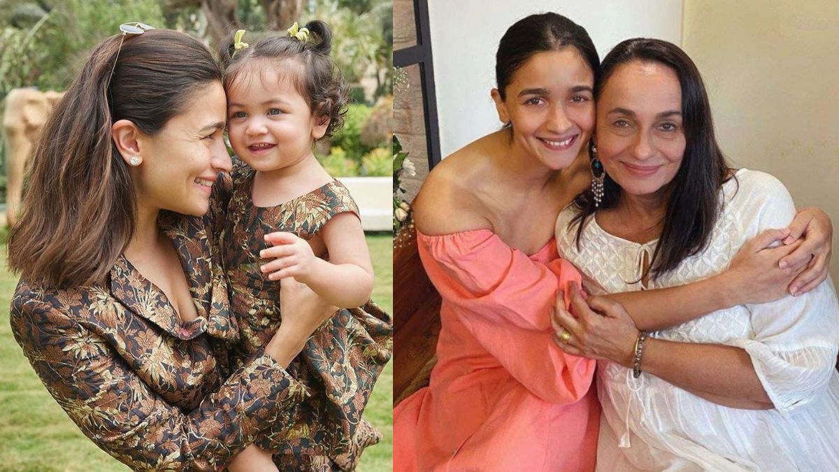 Alia Bhatt, Soni Razdan And Raha Kapoor