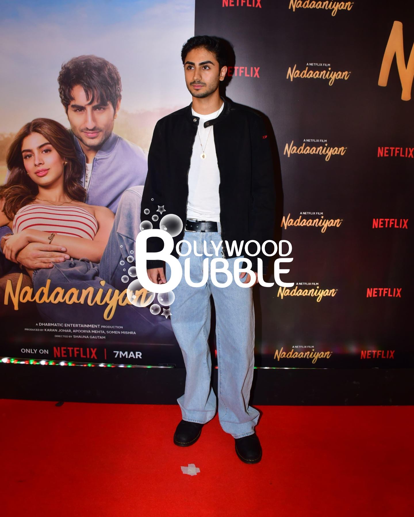 Arhaan Khan at Nadaaniyan screening