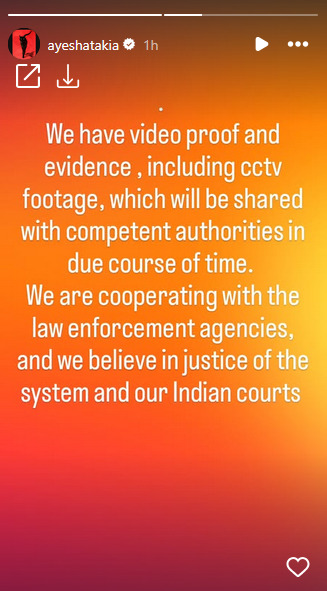 Ayesha Takia's story