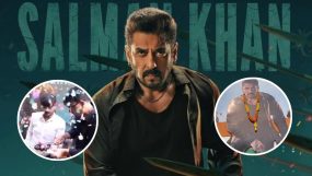 Fans Celebrate Sikandar outside theaters