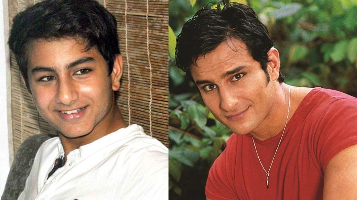 Ibrahim Ali Khan & Saif Ali Khan Then & Now