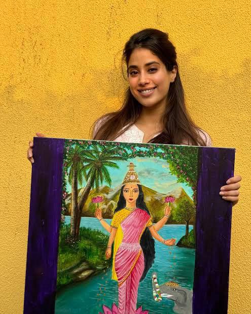 Janhvi Kapoor – Painting