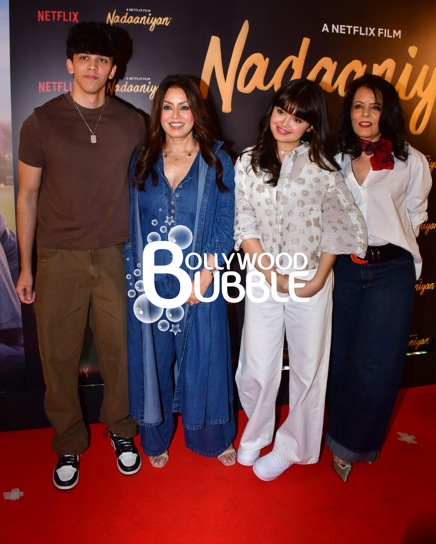Mahima Chaudhary at Nadaaniyan screening