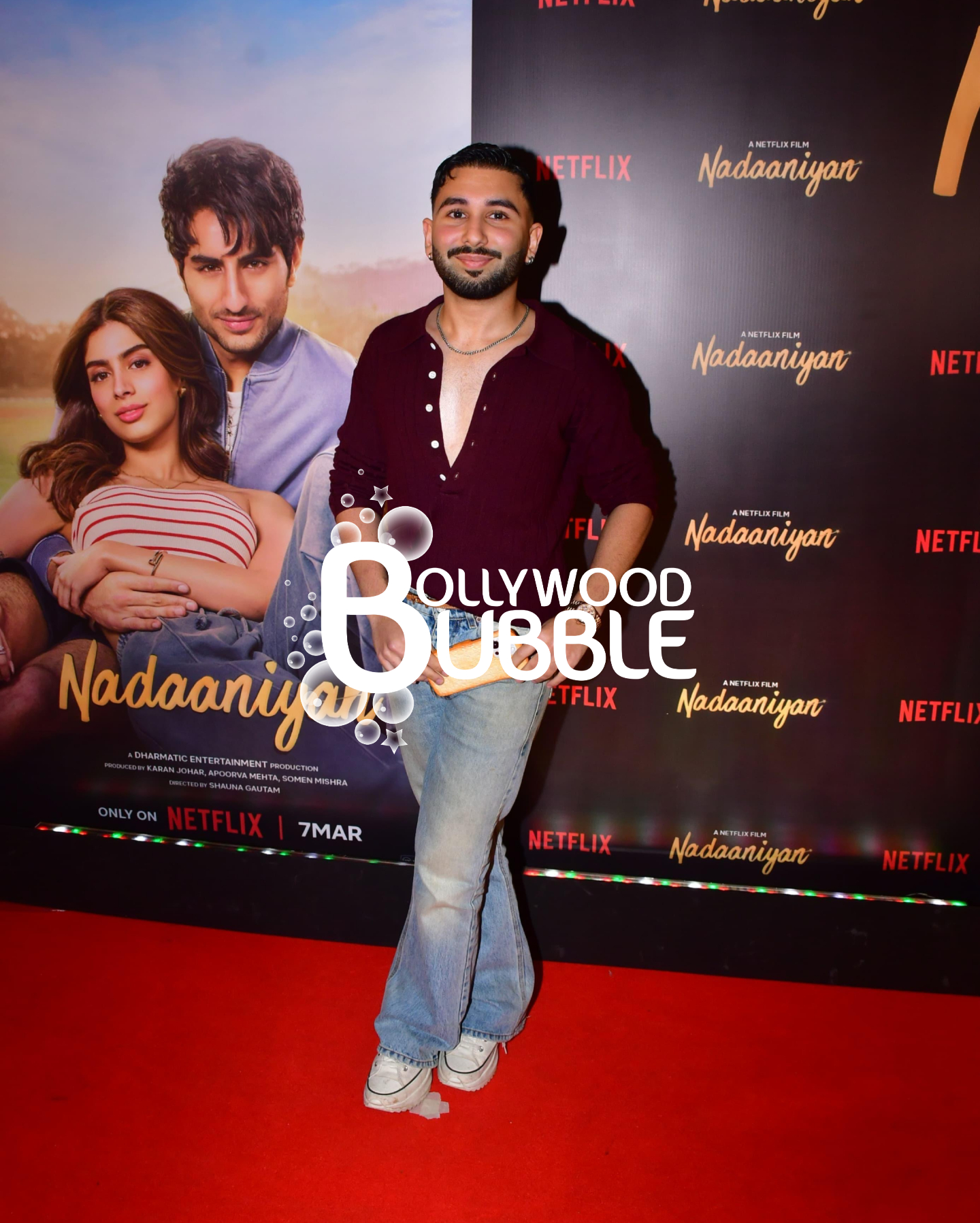 Orry at Nadaaniyan screening