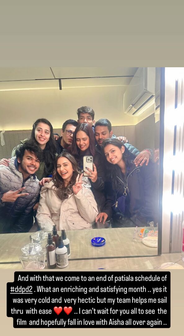 Rakul Preet Singh On The Sets Of De De Pyaar De 2