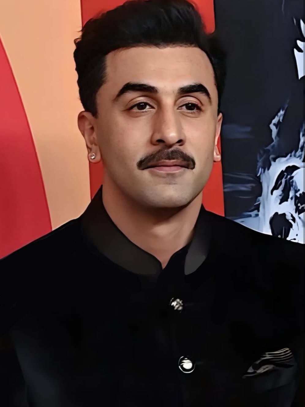 Ranbir Kapoor in moustache