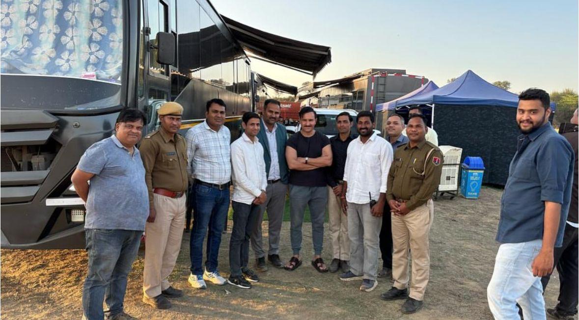 Saif Ali Khan Shoots For His Next At Parampara