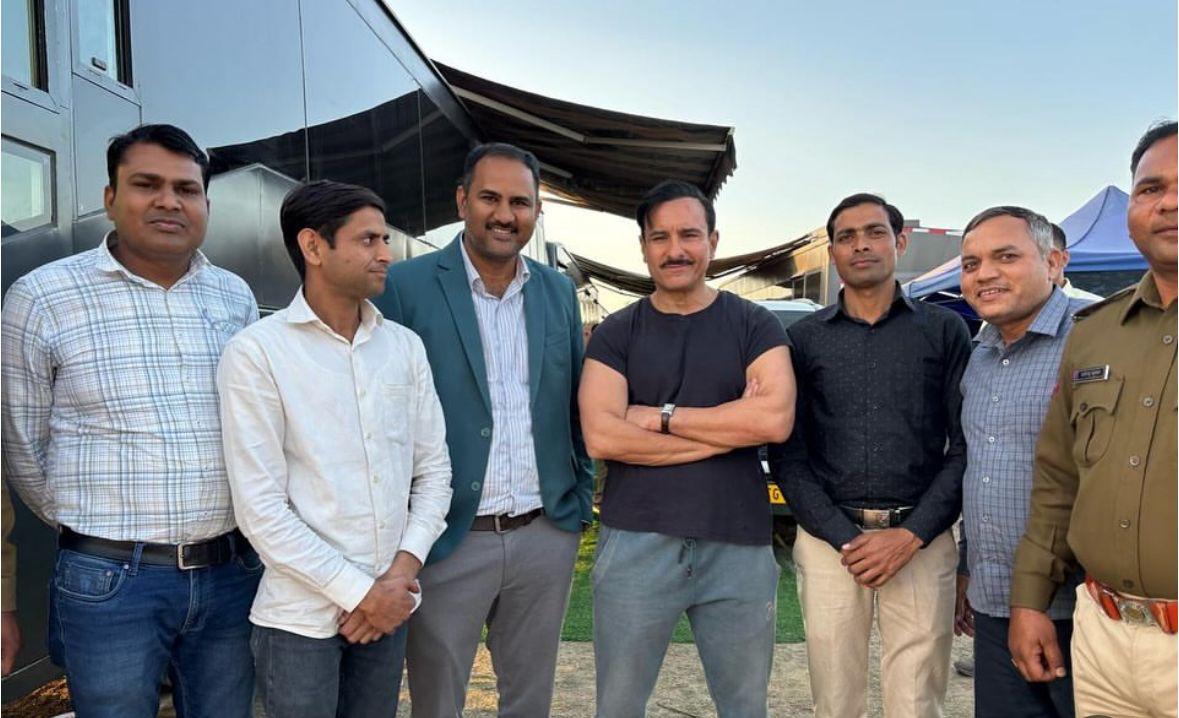 Saif Ali Khan Shoots For His Next At Parampara