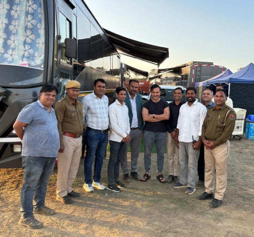 Saif Ali Khan Shoots For His Next At Parampara