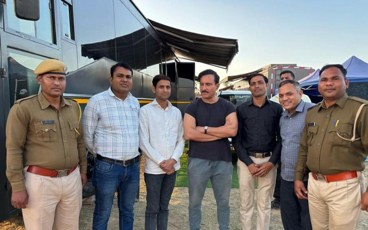Saif Ali Khan Shoots For His Next At Parampara