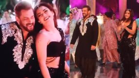 Salman Khan and Rashmika Mandanna song Zohra Jabeen BTS