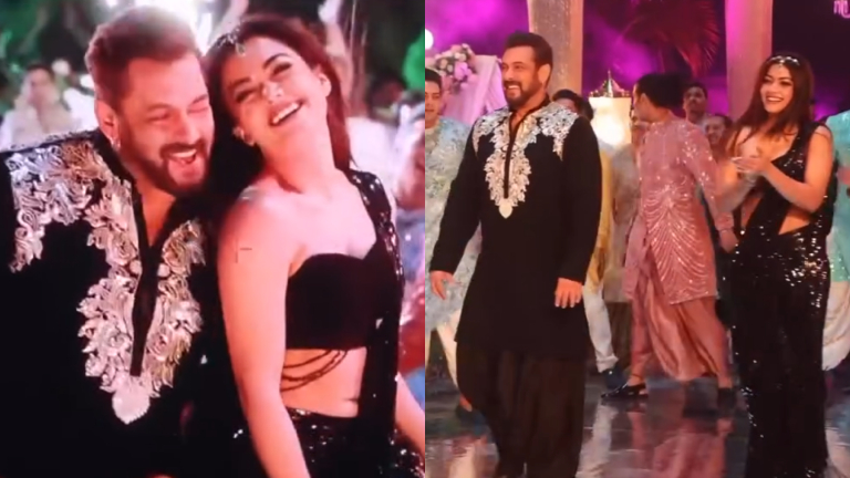 Salman Khan and Rashmika Mandanna song Zohra Jabeen BTS