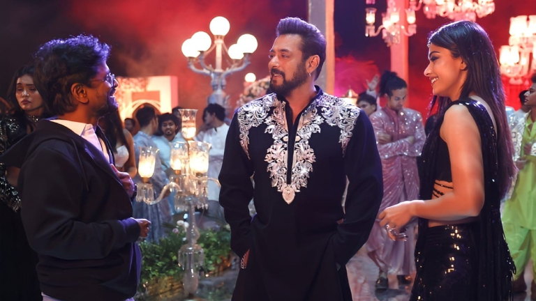 Salman Khan with Rashmika Mandanna