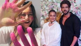 Sonakshi Sinha on Zaheer Iqbal's absence from Holi celebrations