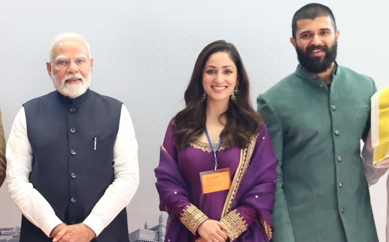 Yami Gautam, Vijay Devarkonda With PM Modi