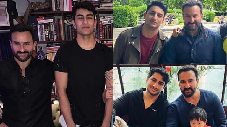 Ibrahim Ali Khan And Saif Ali Khan Looking Alike