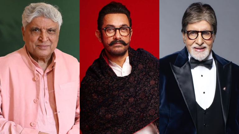 javed akhtar, aamir khan, amitabh bachchan,