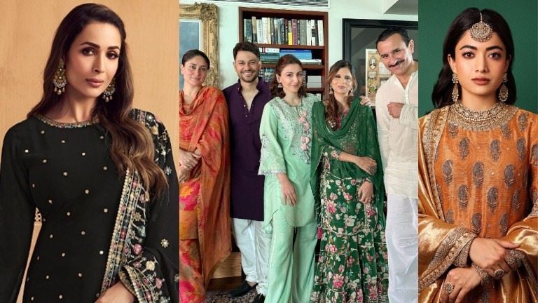 malaika arora, rashmika mandanna, saif ali khan, kareena kapoor khan