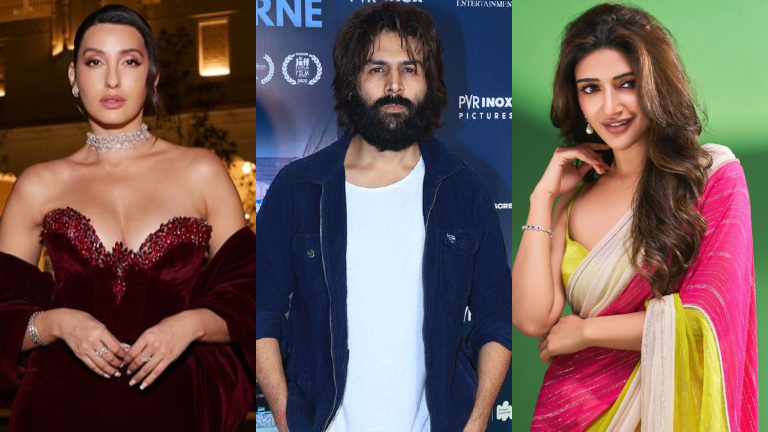 nora fatehi, kartik aaryan, sreeleela, dating rumours,