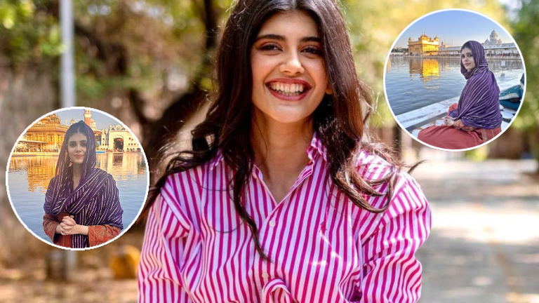 Sanjana Sanghi Visits Golden Temple