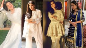 Sara Ali Khan White Outfits