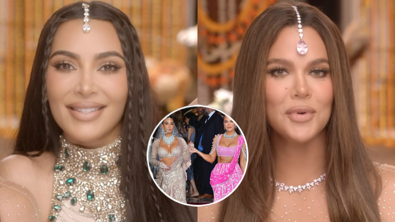 the kardashains, ambani wedding, kim kardashian, khloe kardashian,