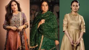 Actresses promoting sustainable fashion