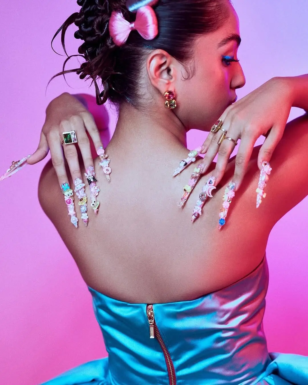 Ahsaas Channa flaunts her Kawaii nail art