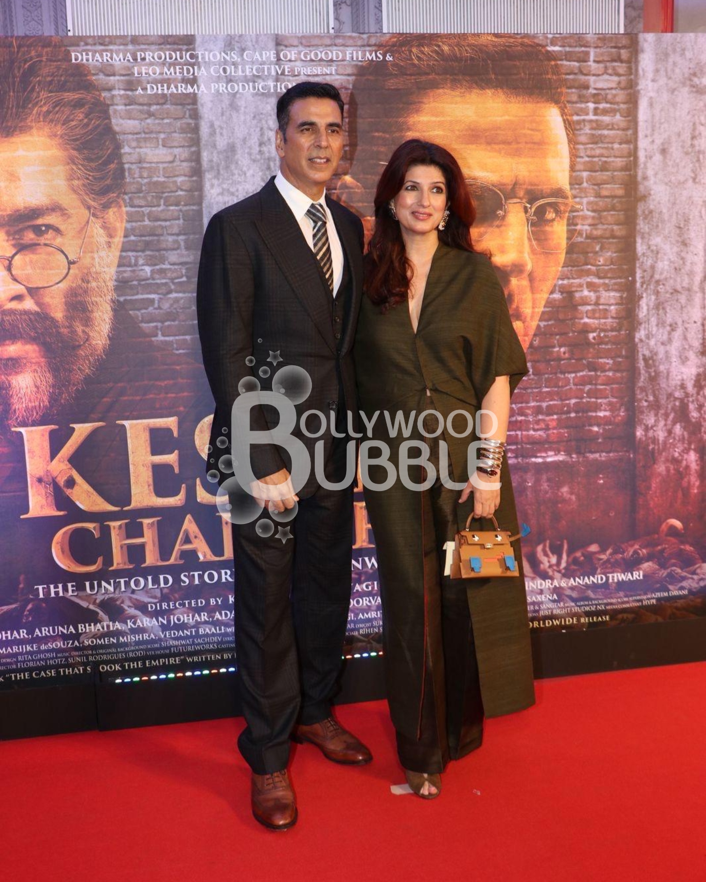 Akshay Kumar and Twinkle Khanna at Kesari Chapter 2 special screening
