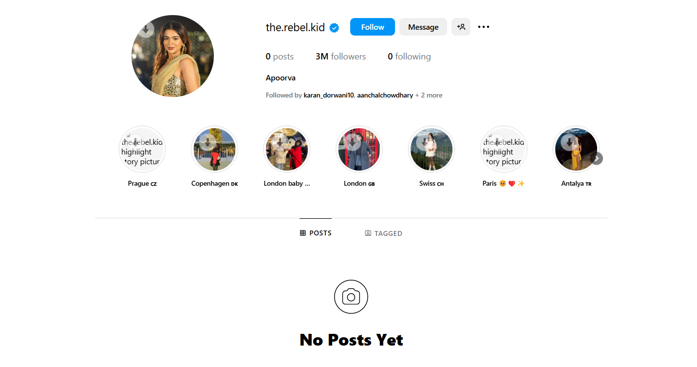 Apoorva Mukhija Deletes All Instagram Posts After India's Got Latent Controversy