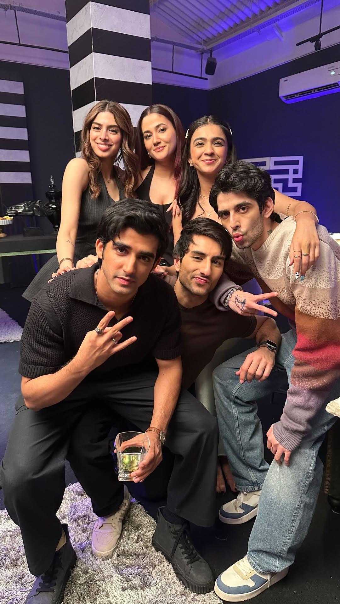 Apoorva Mukhija With Nadaaniyan Cast