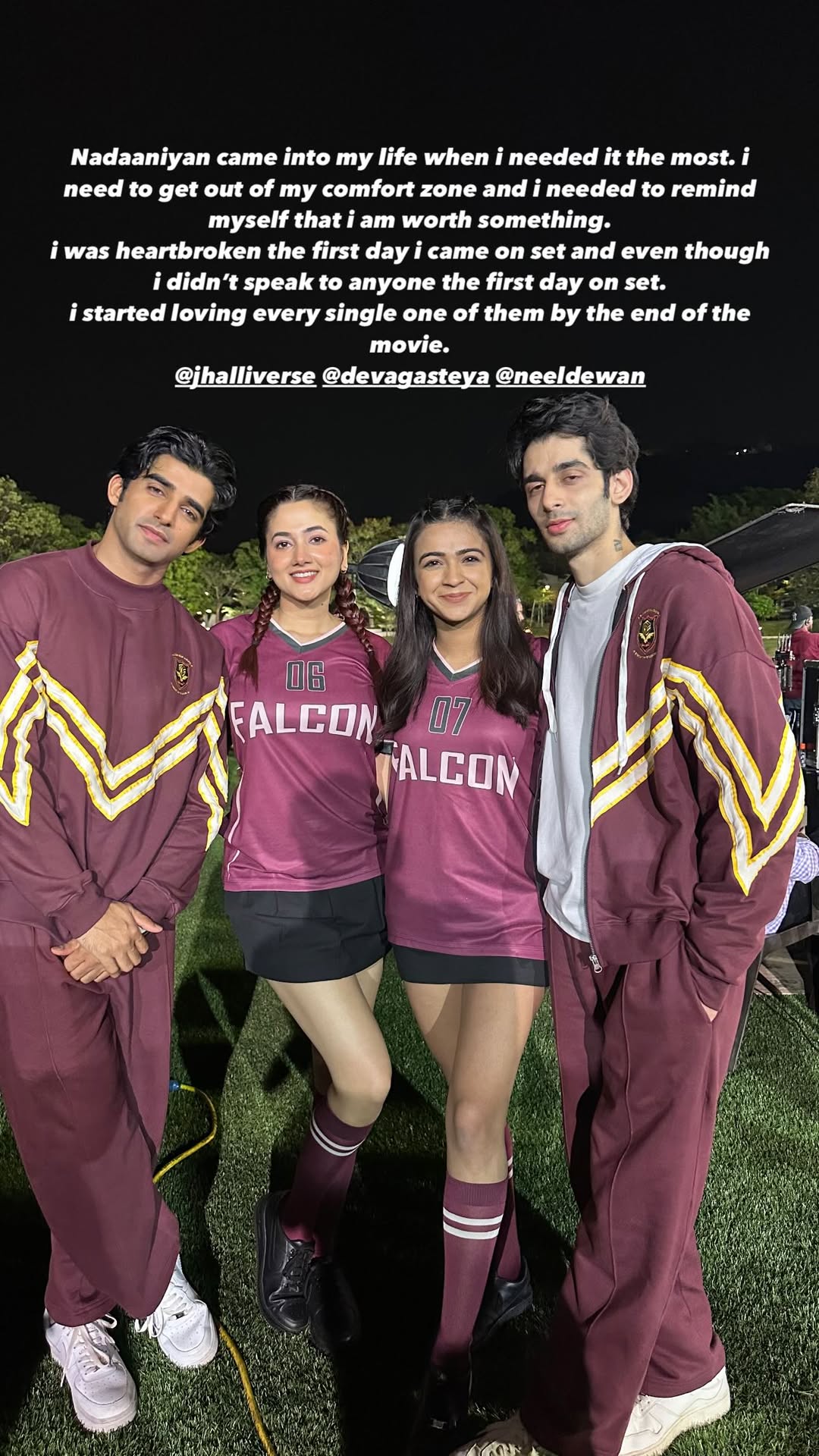 Apoorva on Nadaaniyan