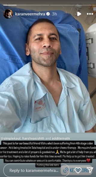 Karaveer Mehra Appeals People To Support Vibhu Raghave