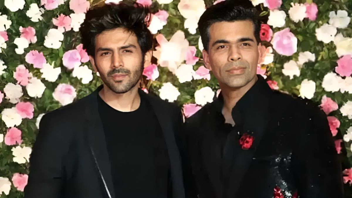 Kartik Aaryan and Karan Johar