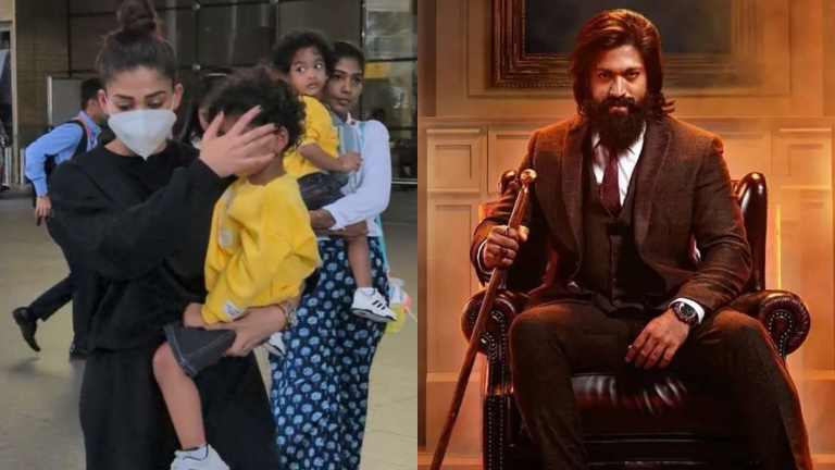 Nayanthara In Mumbai For Toxic Shoot